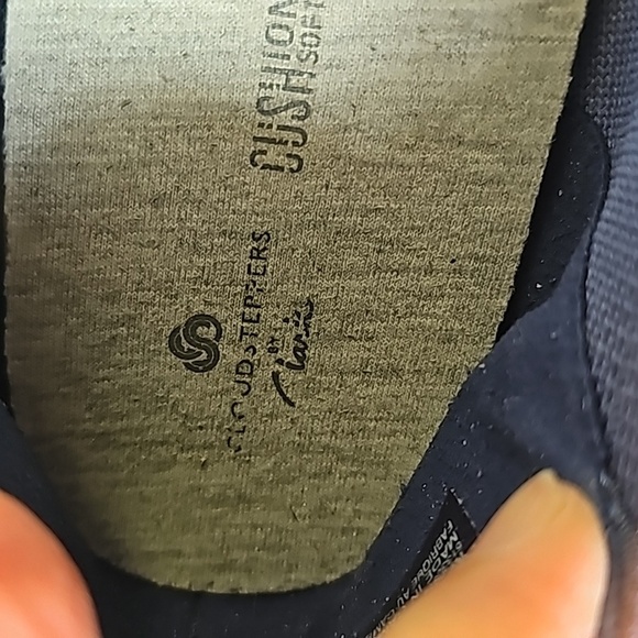 Clark's cloudsteppers cloth flats. With bow. Size 9. Very good used cond… - Picture 4 of 10